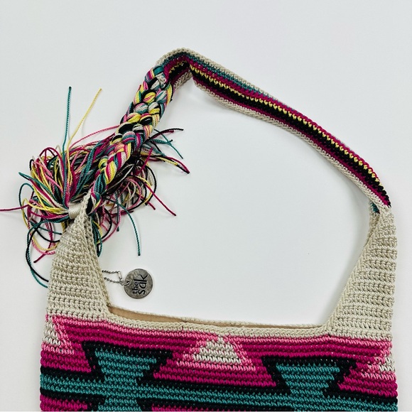 The Sak Hand Crocheted Colorful Southwestern Print Purse - Picture 2 of 11